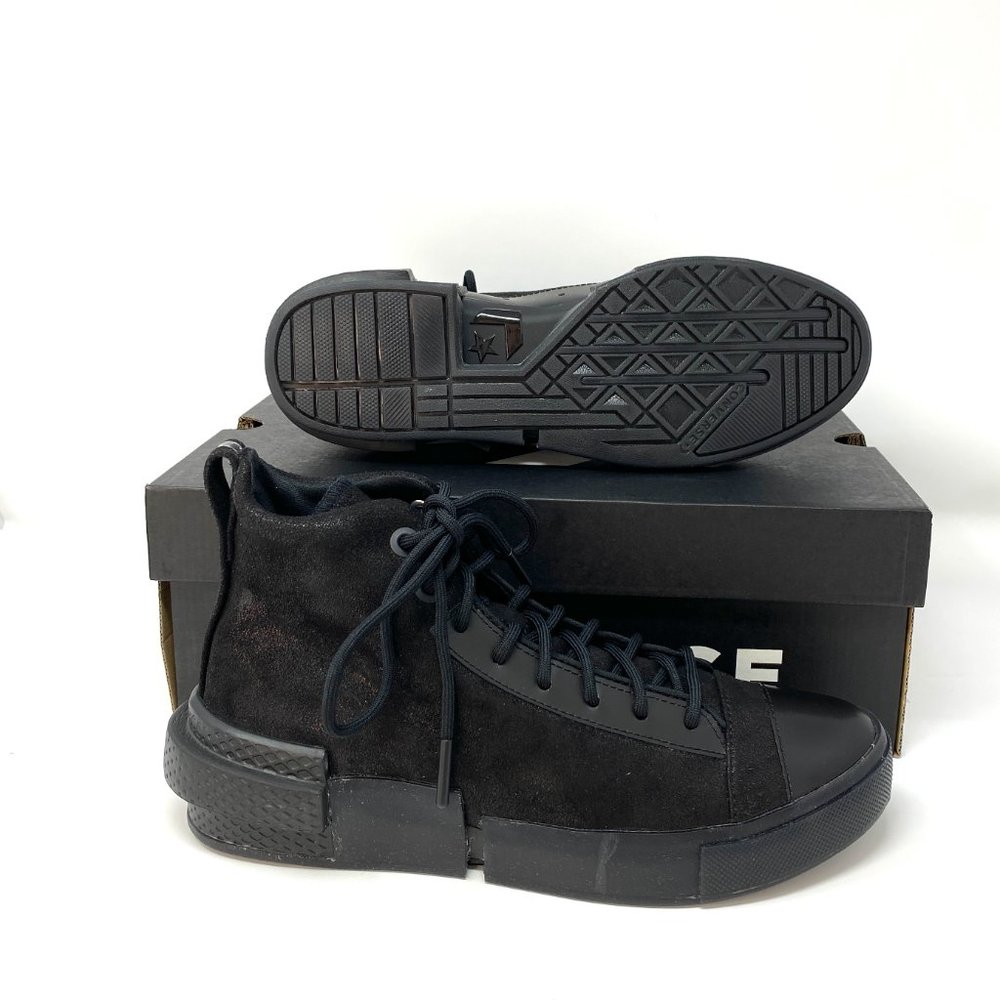 💖MEGA SALE💖Converse 169459C ALL STAR DISRUPT CX High Suede Canvas Black Women - Picture 3 of 13
